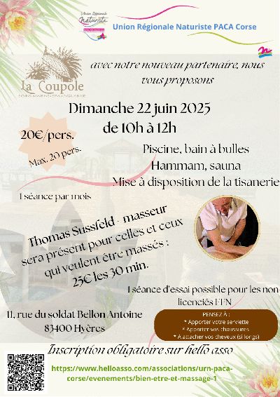 SPA naturiste à HYERES (83)