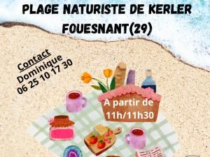 Piquenique à la plage naturiste de Kerler Fouesnan (29)