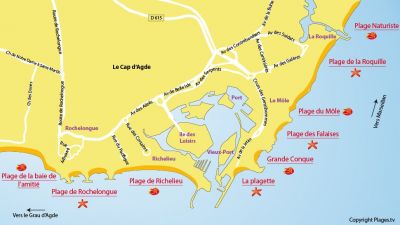 Plage naturiste Cap d’Agde (34)