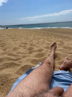 Nous avons une maison à 20’ de Kerminihy, très belle plage nat en Morbihan. On peut y profiter du jardin et de la piscine privée et loger 8 personnes. Nous louons toute la maison sans y être nous-mêmes et il est possible de pratiquer le naturisme (évidemment) sur 1500 m2 sans souci de voisinage